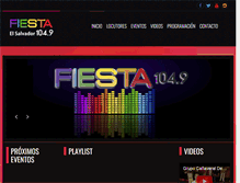 Tablet Screenshot of fiesta.com.sv